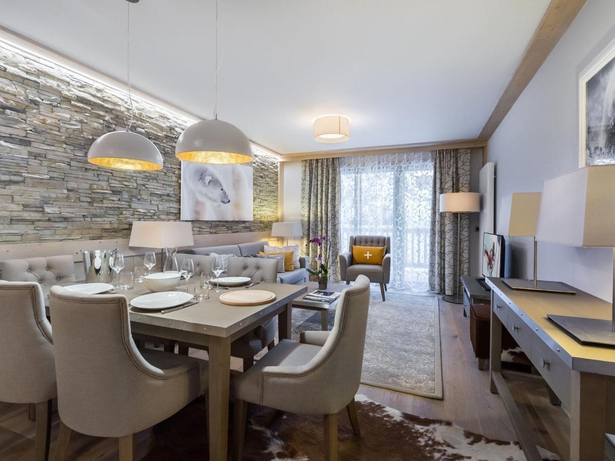 Appartement Moderne A Courchevel Village, Pres Des Commerces Et Pistes, Parking Et Salle De Fitness Inclus - Fr-1-562-38 Exteriör bild